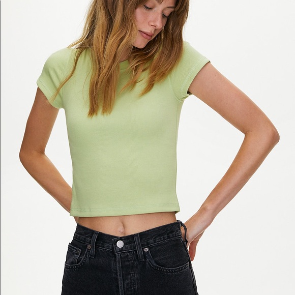 Aritzia Tops - Aritzia Wilfred Free Ribbed “Go-To T-Shirt”